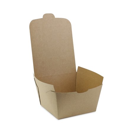 Pactiv EarthChoice OneBox Paper Box, 46 oz, 4.5 x 4.5 x 3.25, Kraft, PK200 PK NOB08KEC